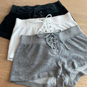 Set of 3 Hard Tails Girls shorts Size L